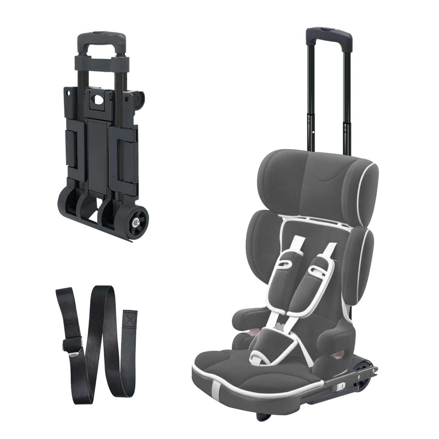Child's Airport Car Seat Cart with Compact Fold