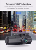4K HD WiFi Dashcam with Enhanced Night Vision