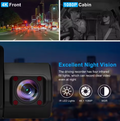 4K HD WiFi Dashcam with Enhanced Night Vision